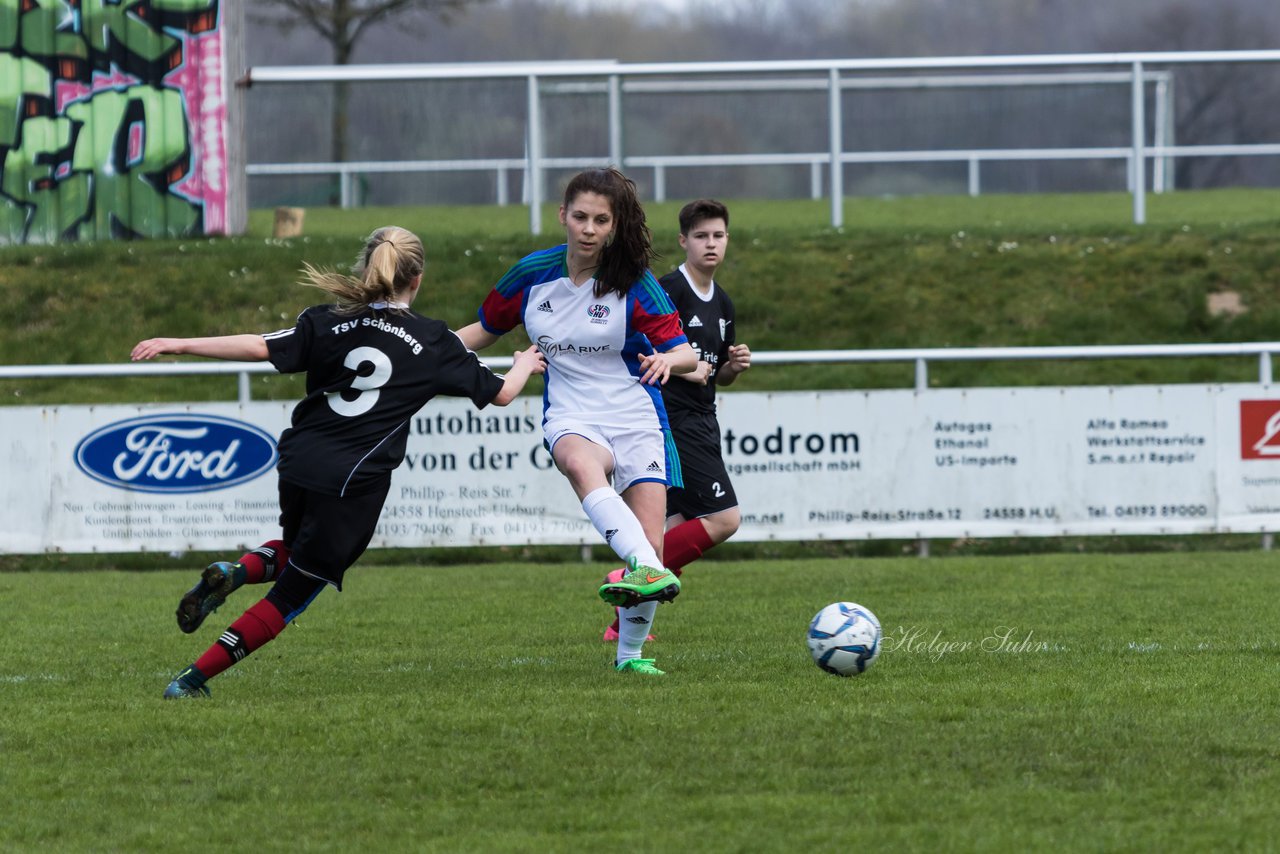 Bild 155 - wBJ SV Henstedt Ulzburg - TSV Schnberg : Ergebnis: 5:2